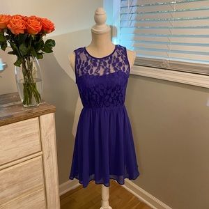 Fancy purple dress